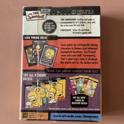 NEW SEALED The Simpsons Trading Card Game - Theme Deck Set - Lisa Box, 2003 - Image 4