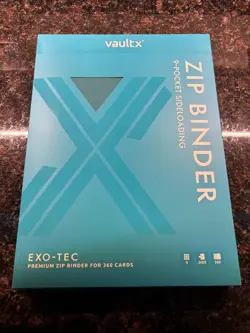 Vault X Ocean Blue 9-Pocket Exo-Tec Zip Binder - 360 Cards - Sealed New - Image 1