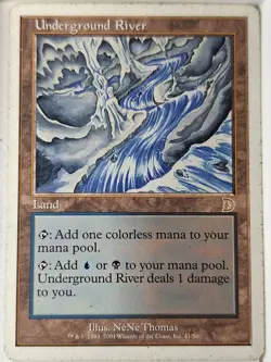 Underground River - Deckmasters - Magic the Gathering MTG Nice! - Image 1