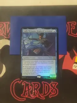 Magic The Gathering Spider-Man "Lady Octopus, Inspired Inventor" FOIL RARE NM - Image 1