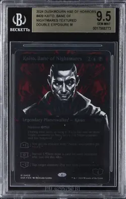 2024 MTG DUSKMOURN HOUSE OF HORRORS #409 KAITO BANE OF NIGHTMARES BGS 9.5 - Image 1