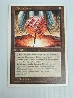 Magic the Gathering FRENCH 4th Edition MANA VAULT MTG Fourth Light Play - Image 1