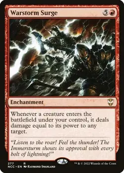 Warstorm Surge Streets of New Capenna Commander NM MTG - Image 1