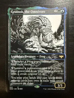Grolnok, the Omnivore (Showcase) 324 - R - Innistrad: Crimson Vow - Normal - MTG - Image 1