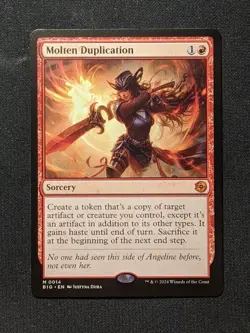 Molten Duplication Outlaws of Thunder Junction: the Big Score Regular (NM) - Image 1