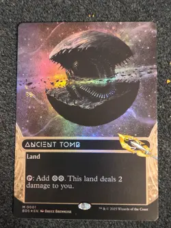 Ancient Tomb (0001) (Borderless Foil) Edge of Eternities: Stellar Sights LP - Image 1