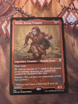 Mtg Custom Commander Deck: Alena, Kessig Trapper - Big Red - Image 1