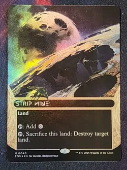 Strip Mine (0040) (Borderless) Edge of Eternities: Stellar Sights Foil - Image 1