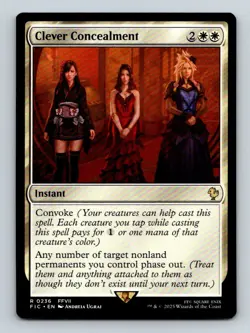 #236 Clever Concealment 2025 Final Fantasy Commander ` Rare - Image 1