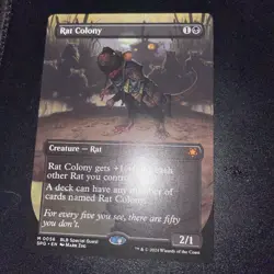MTG Rat Colony - Borderless, NM-Mint, English Special Guests - Image 1