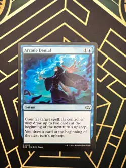 Arcane Denial NM MTG Commander: Duskmourn: House of Horror Regular - Image 1