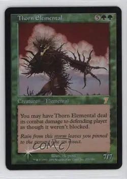 Thorn Elemental Foil Magic: Core Set: 7th Edition #273 2001 - Image 1
