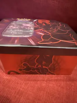 Two Pokemon Team Rocket MewTwo Tin New Sealed Destined Rivals FACTORY SEALED - Image 5