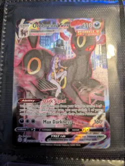 Pokemon TCG Holo Ultra Rare Umbreon Vmax 375 TG23/TG30 Brilliant Stars - Image 1
