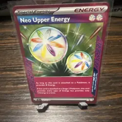 Pokemon Neo Upper Energy Ace Spec Trainer NM 162/162 SV05: Temporal Forces - Image 1