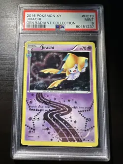 2016 Pokemon XY Jirachi RC13/RC32 Generation Radiant Collection MT PSA 9 - Image 1