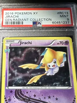 2016 Pokemon XY Jirachi RC13/RC32 Generation Radiant Collection MT PSA 9 - Image 2