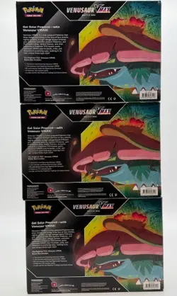 Lot of (3) Pokemon TCG Venusaur VMAX Battle Box NEW - Image 2