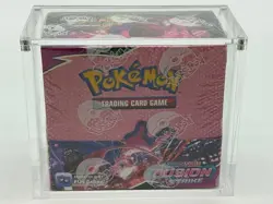 Pokemon TCG SWSH Fusion Strike Booster Box SEALED w/Acrylic Case - Image 1