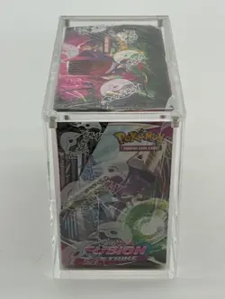 Pokemon TCG SWSH Fusion Strike Booster Box SEALED w/Acrylic Case - Image 4