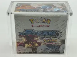 Pokemon TCG XY Steam Siege Booster Box SEALED w/Acrylic Case - Image 1