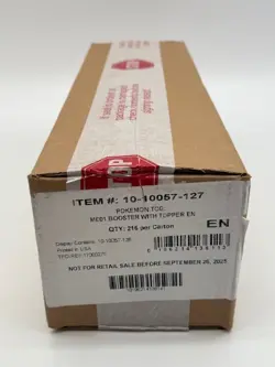 Pokemon TCG Mega Evolutions Booster Box Case (6 Boxes) SEALED - Image 1