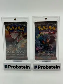 Lot of (2) Pokemon TCG Sun & Moon Burning Shadows Booster Packs SEALED - Image 1