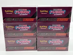 Lot of (6) Pokemon TCG Fusion Strike Boxes Build And Battle Stadium - Image 5