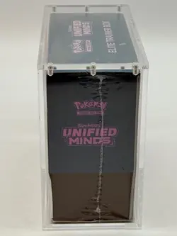 Pokemon TCG Sun & Moon Unified Minds Elite Trainer Box SEALED w/Acrylic Case - Image 2