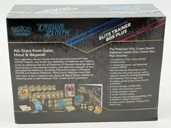 Pokemon Center Crown Zenith Elite Trainer Box Plus SEALED - Image 3