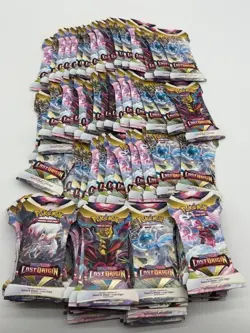 Lot of (87) Pokemon TCG Lost Origin Sleeved Booster Packs SEALED - Image 1