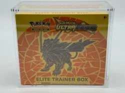 Pokemon TCG Sun & Moon Ultra Prism Elite Trainer Box SEALED w/Acrylic Case - Image 1