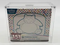 Pokemon Center Exclusive 151 Elite Trainer Box SEALED w/Acrylic Case - Image 1