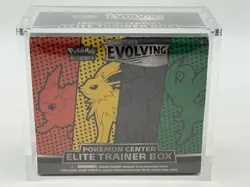 Pokemon Center Exclusive Evolving Skies Elite Trainer Box SEALED w/Acrylic Case - Image 1