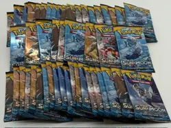 Lot of (50) Pokemon TCG Sun & Moon Booster Packs SEALED - Image 1