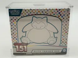 Pokemon TCG Scarlet & Violet 151 Elite Trainer Box SEALED w/Acrylic Case - Image 1