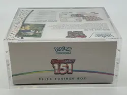 Pokemon TCG Scarlet & Violet 151 Elite Trainer Box SEALED w/Acrylic Case - Image 5