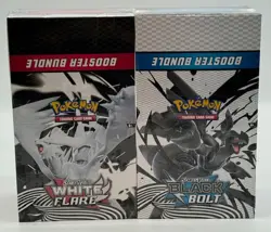 Pokemon TCG Black Bolt & White Flare Booster Bundle Display SEALED - Image 1