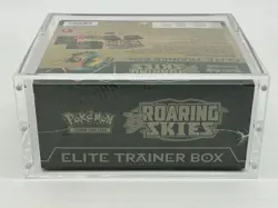 Pokemon TCG XY Roaring Skies Elite Trainer Box SEALED ETB w/Acrylic Case - Image 5