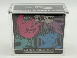 Pokemon TCG SWSH Evolving Skies Elite Trainer Box SEALED w/Acrylic Case - Image 1