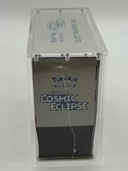 Pokemon TCG Sun & Moon Cosmic Eclipse Elite Trainer Box SEALED w/Acrylic Case - Image 2