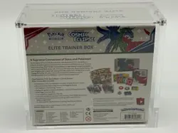 Pokemon TCG Sun & Moon Cosmic Eclipse Elite Trainer Box SEALED w/Acrylic Case - Image 3