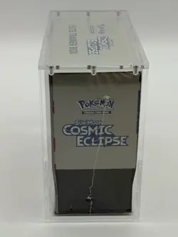 Pokemon TCG Sun & Moon Cosmic Eclipse Elite Trainer Box SEALED w/Acrylic Case - Image 4