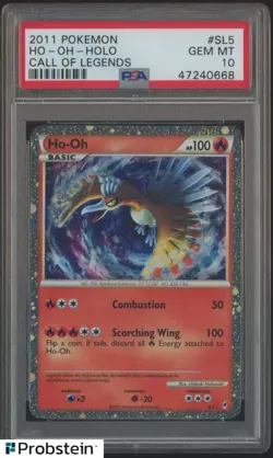 2011 Pokemon Call of Legends #SL5 Ho-oh Holo PSA 10 GEM MINT - Image 1