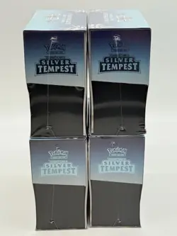 Lot of (4) Pokemon TCG SWSH Silver Tempest Pokemon Center Elite Trainer Boxes - Image 2
