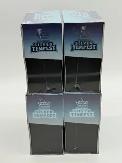 Lot of (4) Pokemon TCG SWSH Silver Tempest Pokemon Center Elite Trainer Boxes - Image 4