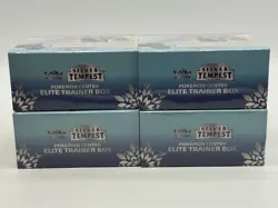 Lot of (4) Pokemon TCG SWSH Silver Tempest Pokemon Center Elite Trainer Boxes - Image 5