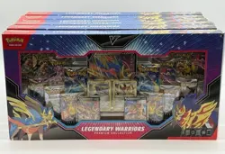 Lot of (6) Pokemon TCG Legendary Warriors Premium Collection Boxes - Image 1