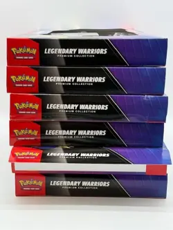 Lot of (6) Pokemon TCG Legendary Warriors Premium Collection Boxes - Image 3