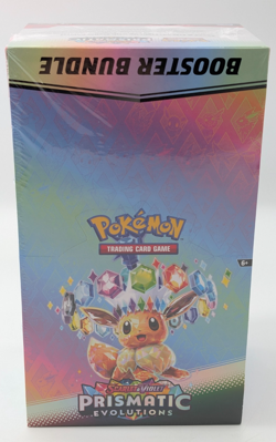Pokemon SV8.5 Prismatic Evolutions SEALED Booster Bundle Display Case - Image 1